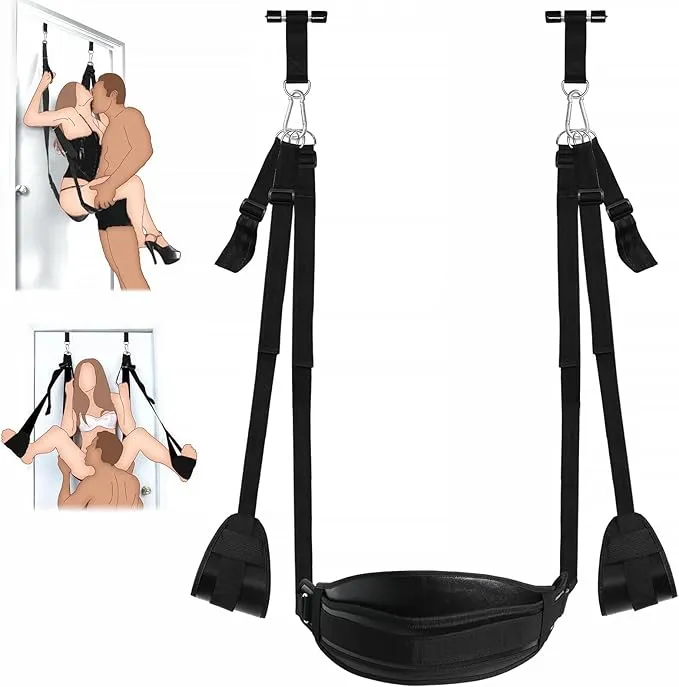 Adjustable Door Mounted Sex Swing Harness, Couples Intimacy Swing