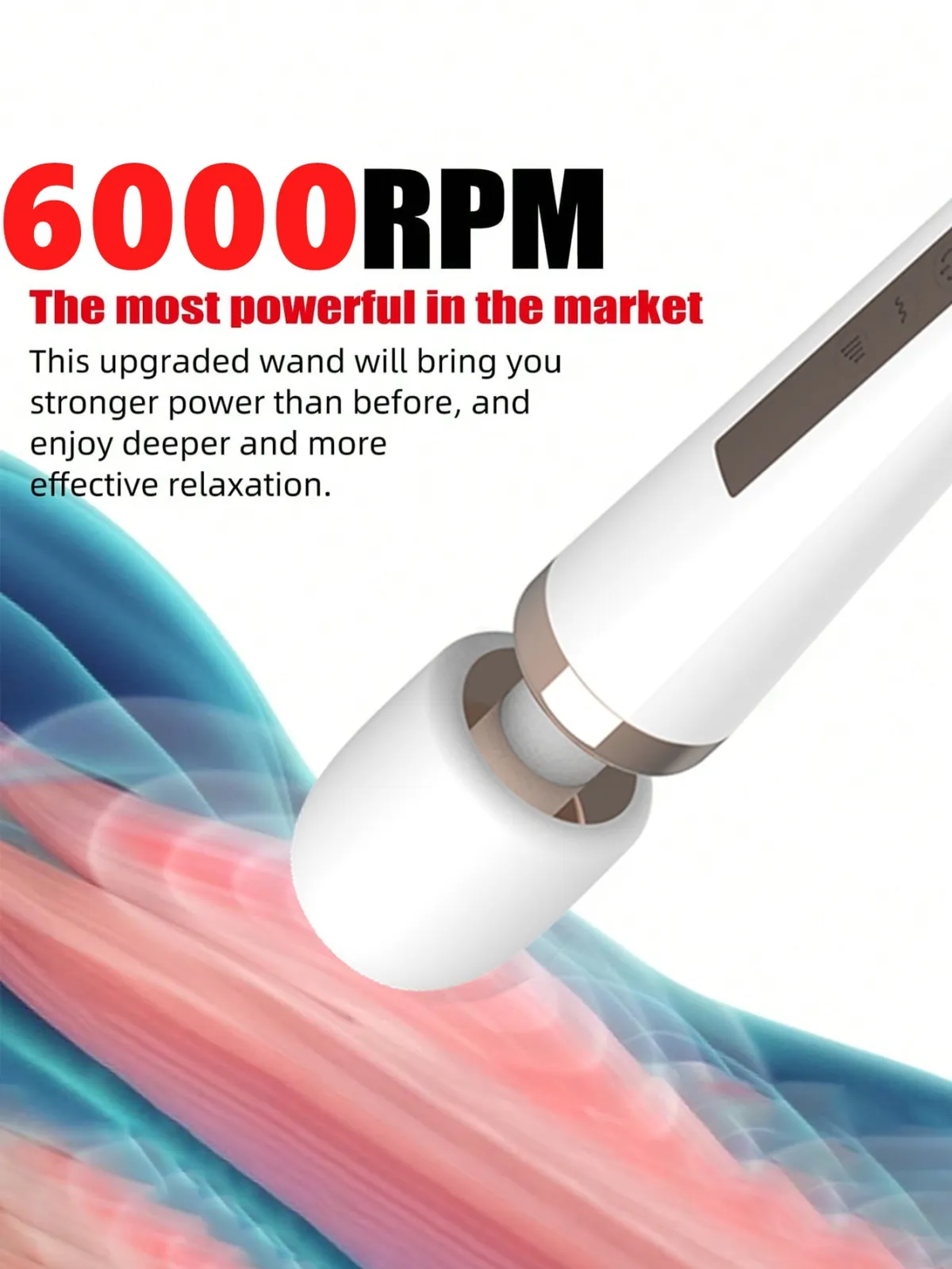 Magic Wand Massager 10 Speed Powerful Body Vibrator