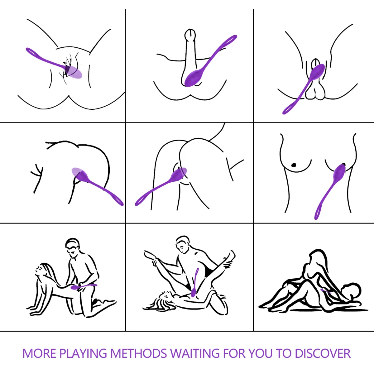 Remote Controlled Vibrating Egg with Loop. Wireless Wearable Vibrator