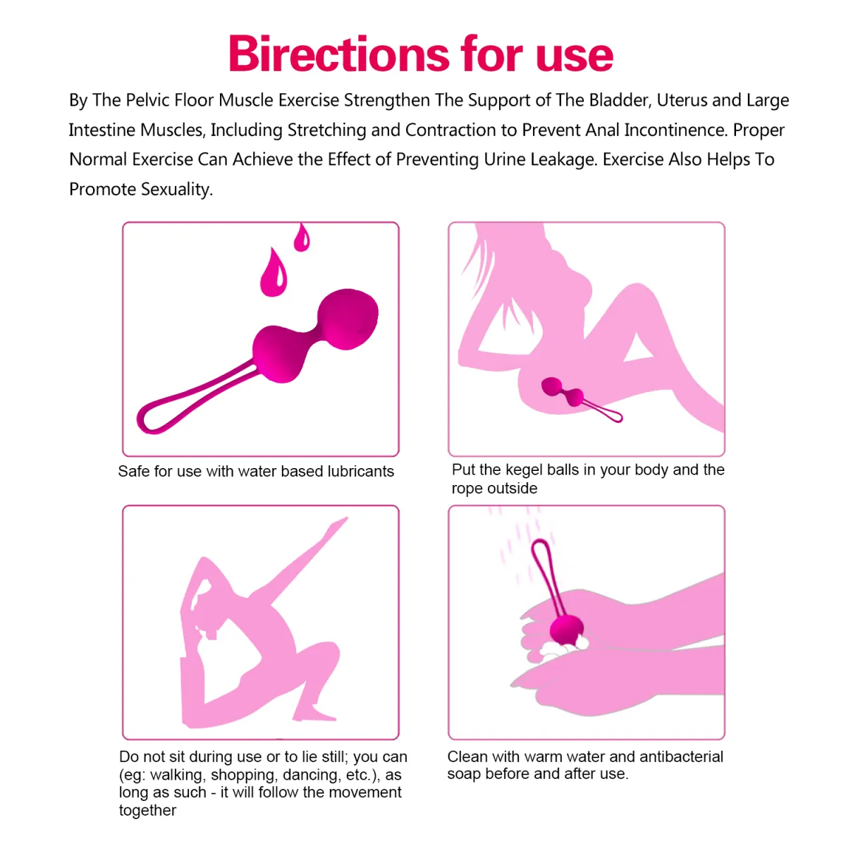 Weighted Kegel Exercise Balls Set