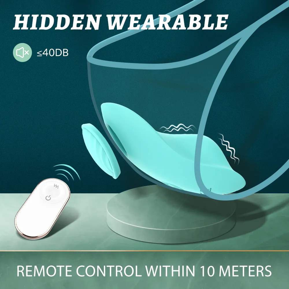 Wearable Panty Vibrator with Remote for Women