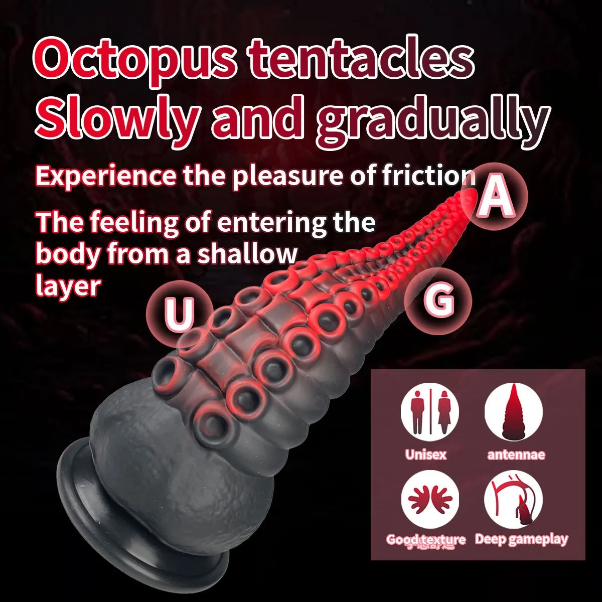 Fantasy Tentacle Dildo Large anal Sex Toy