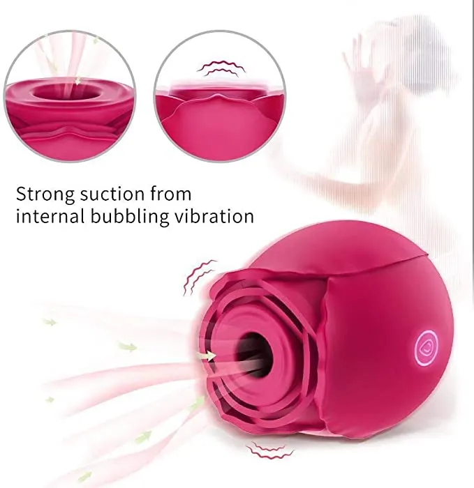 Rose Vibrator Clit Sucking Vibrator