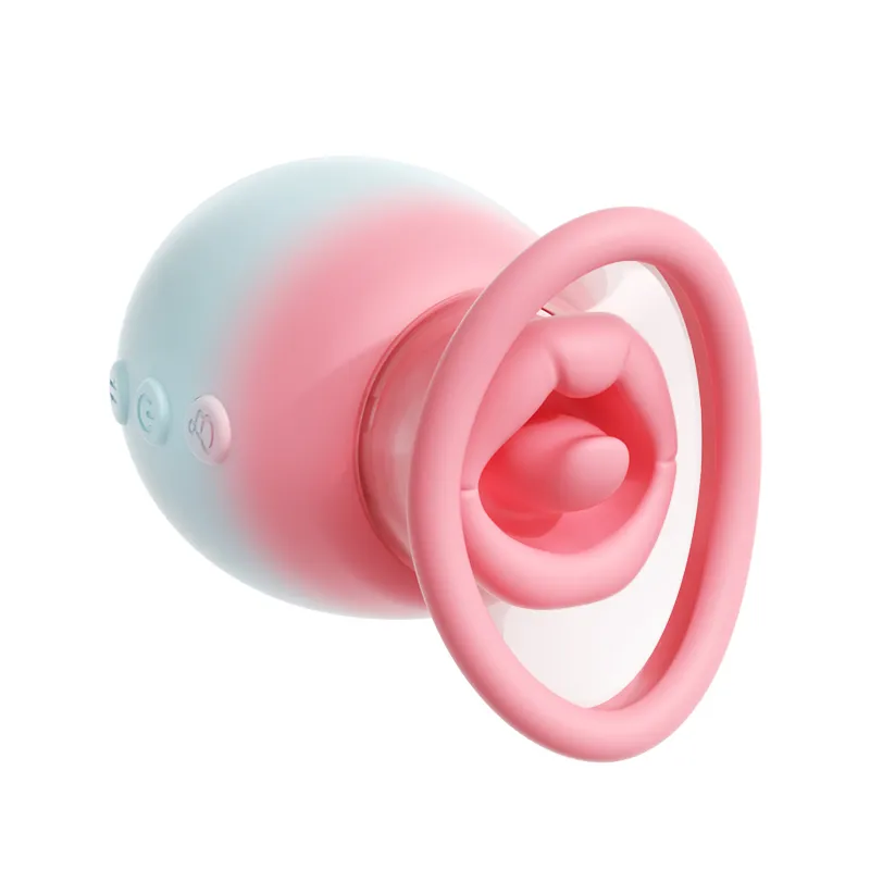 Cherry Lip 2 in 1 Sucking & Licking Vibrator